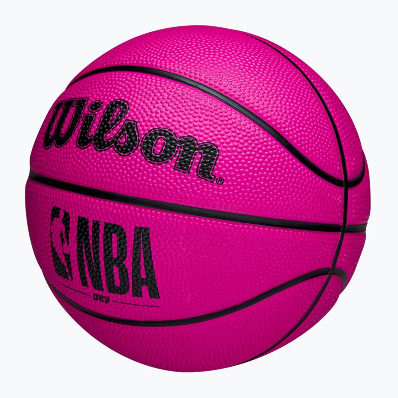 Vaikiškas krepšinio kamuolys Wilson DRV Mini pink dydis 3 3