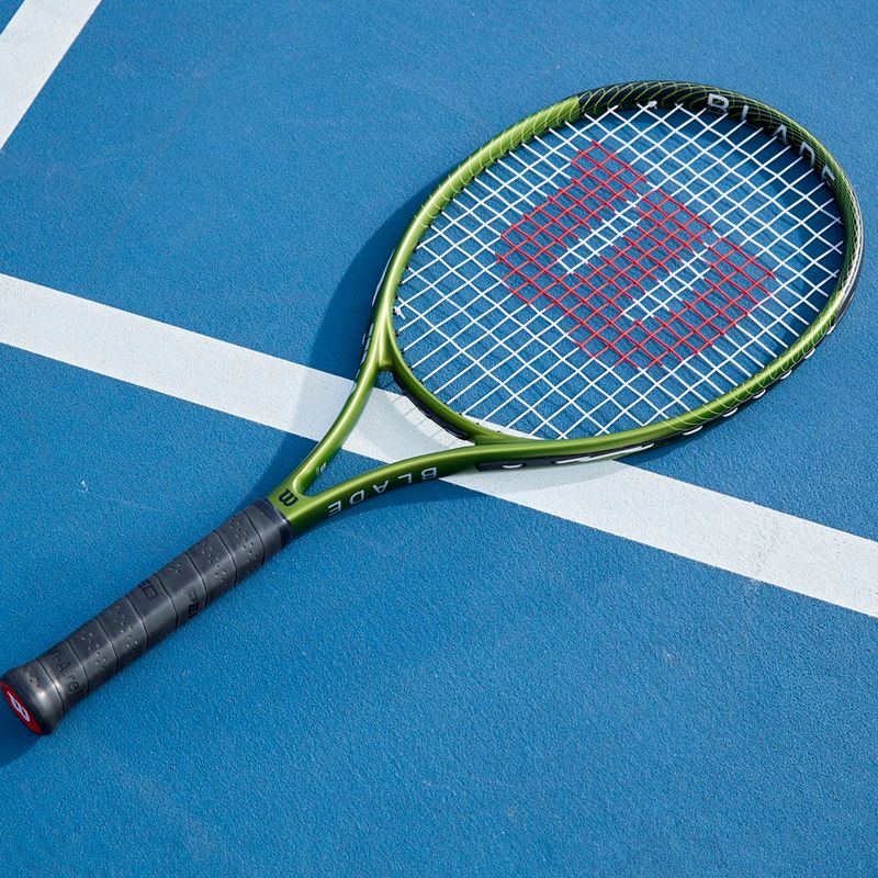 Wilson Blade Feel Comp 25 vaikiška teniso raketė žalia WR125310U 7