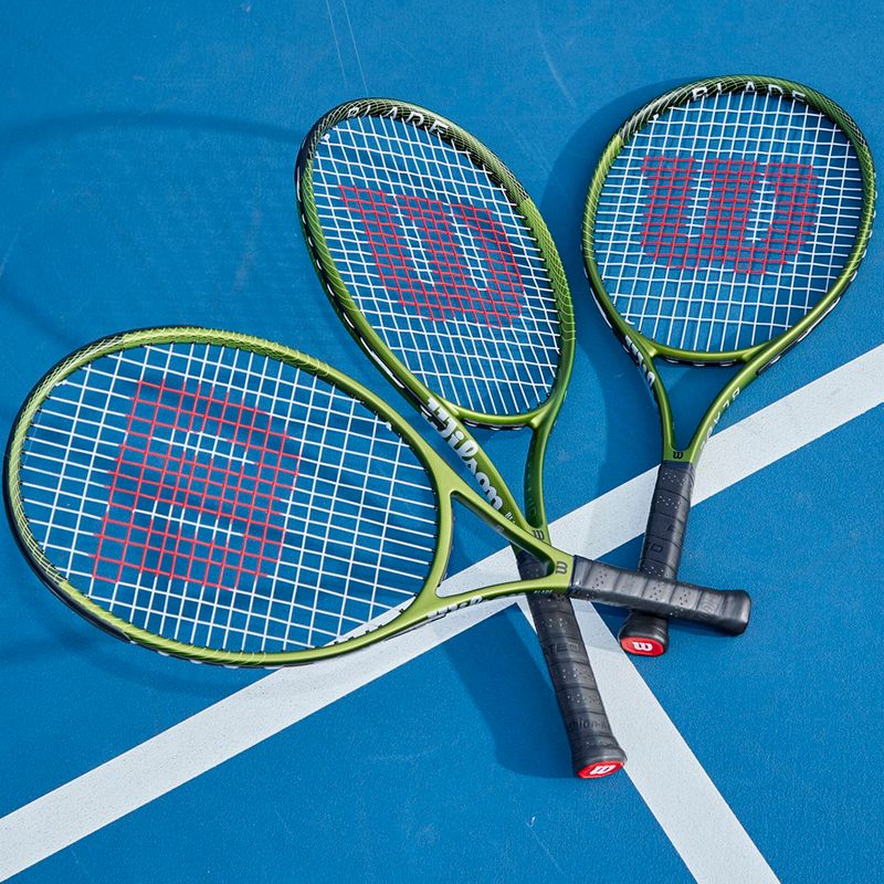Wilson Blade Feel Comp 25 vaikiška teniso raketė žalia WR125310U 11