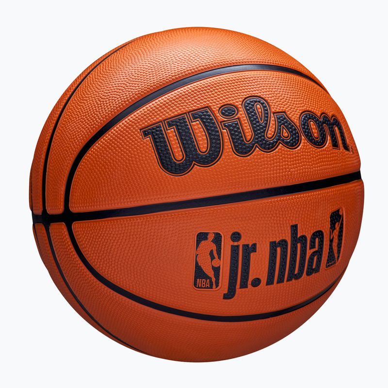 Krepšinio kamuolys Wilson NBA JR Drv Fam Logo brown dydis 7 2