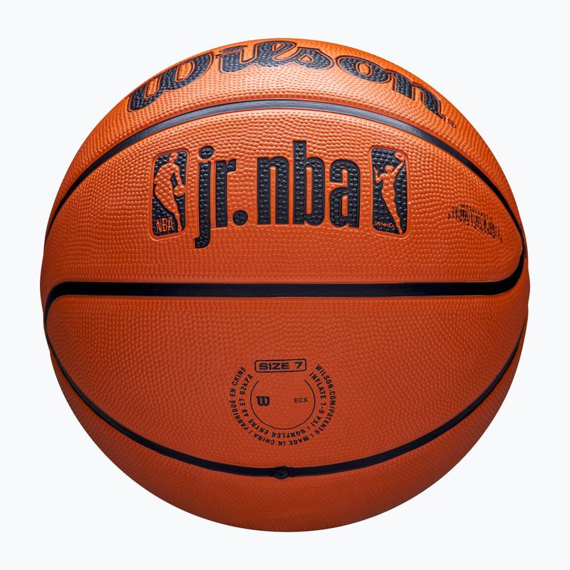 Krepšinio kamuolys Wilson NBA JR Drv Fam Logo brown dydis 7 5