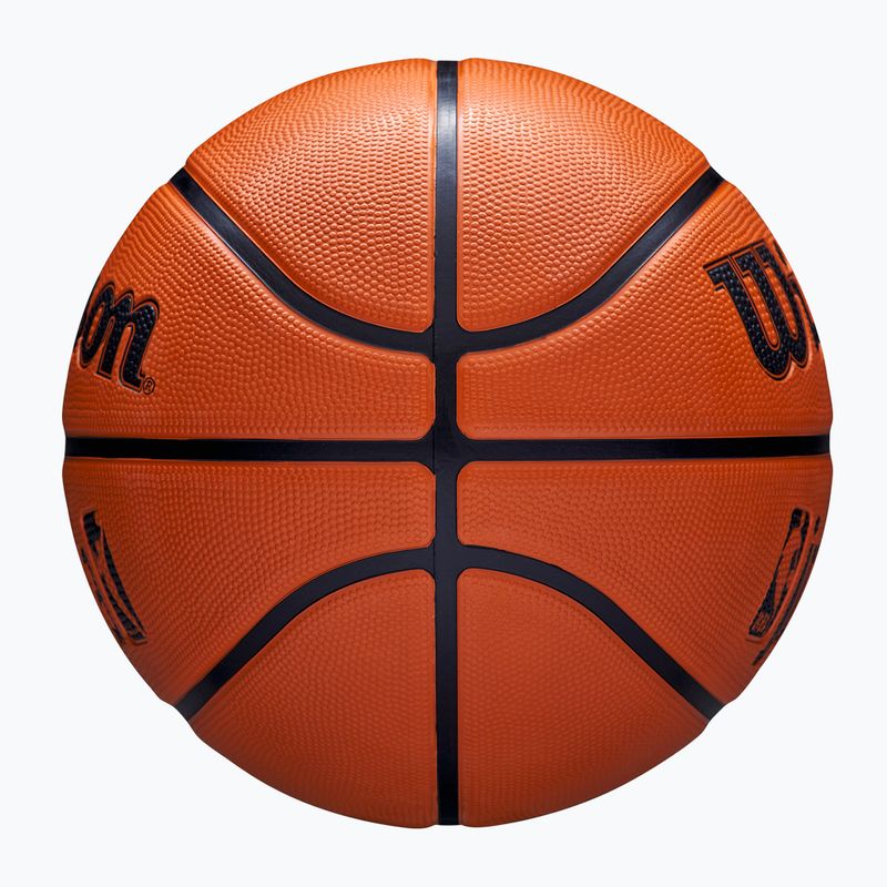 Krepšinio kamuolys Wilson NBA JR Drv Fam Logo brown dydis 7 6