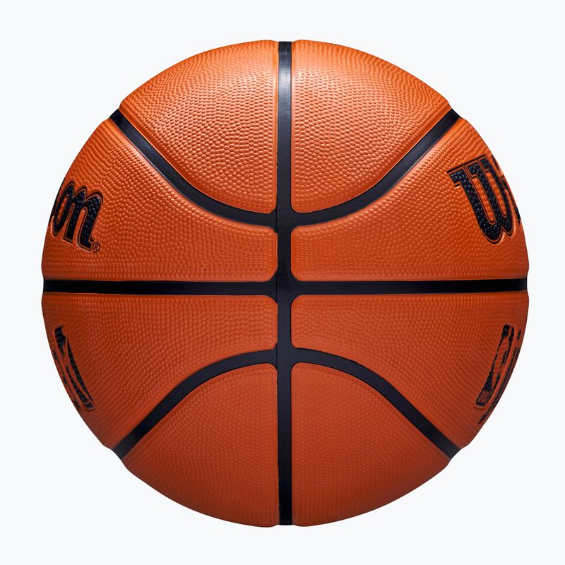 Vaikiškas krepšinio kamuolys Wilson NBA JR Drv Fam Logo brown dydis 4 6