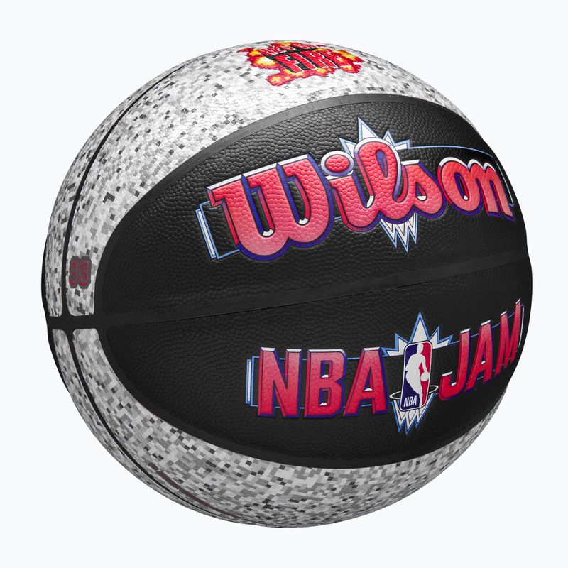 Krepšinio kamuolys Wilson NBA Jam Indoor Outdoor black/grey dydis 7 2