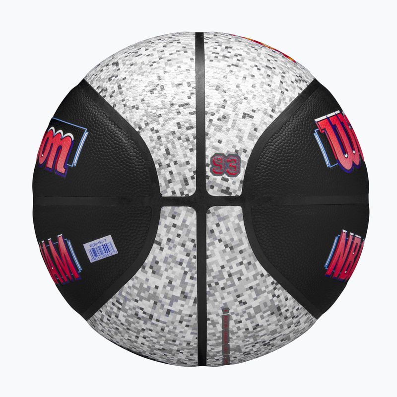 Krepšinio kamuolys Wilson NBA Jam Indoor Outdoor black/grey dydis 7 6