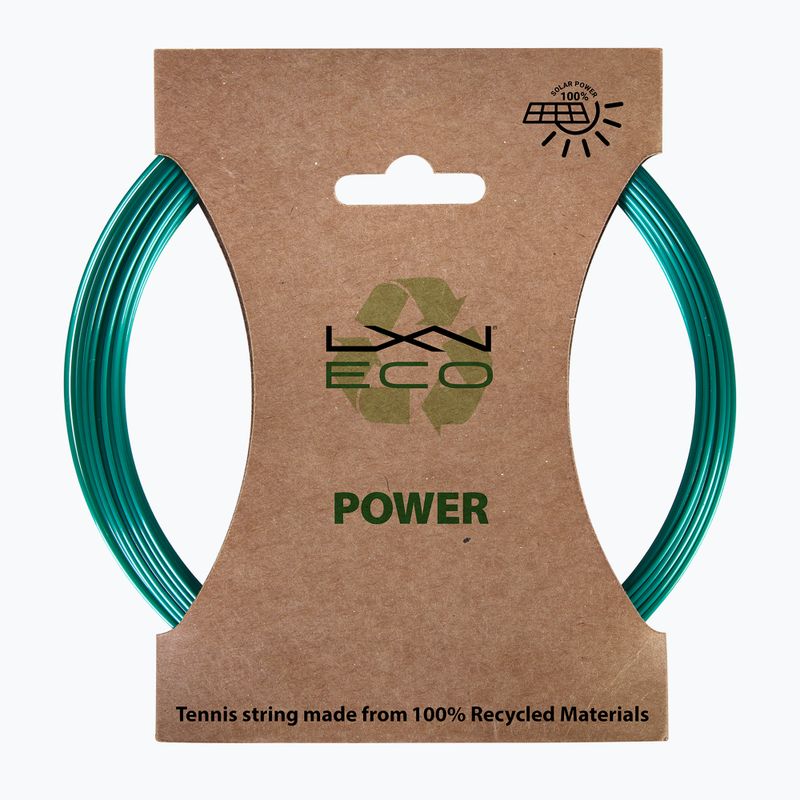 Teniso stygos Luxilon Eco Power 125 12,2 m teal