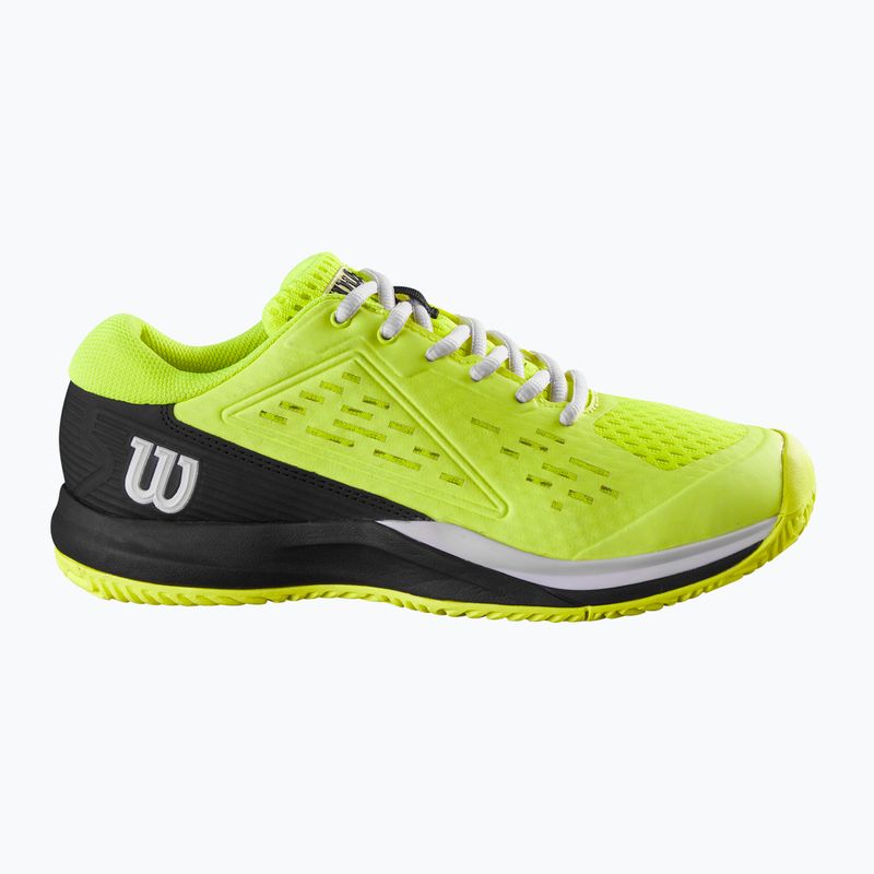Wilson Rush Pro Ace Safety juodai geltoni vaikiški teniso bateliai WRS331140 10