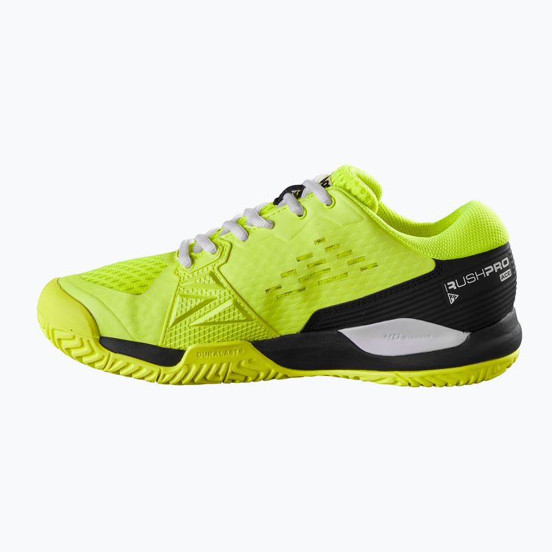 Wilson Rush Pro Ace Safety juodai geltoni vaikiški teniso bateliai WRS331140 11