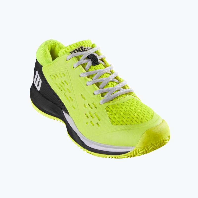 Wilson Rush Pro Ace Safety juodai geltoni vaikiški teniso bateliai WRS331140 12