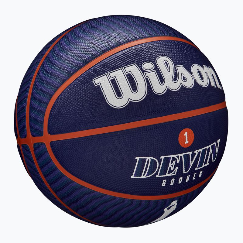 Krepšinio kamuolys Wilson NBA Player Icon Outdoor Booker navy 7 2