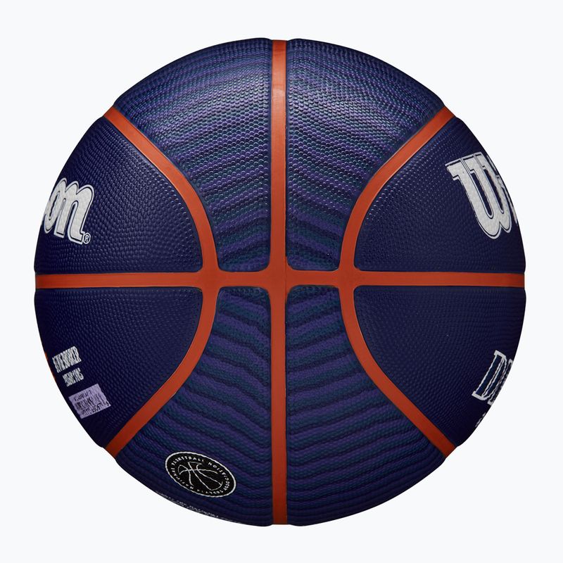 Krepšinio kamuolys Wilson NBA Player Icon Outdoor Booker navy 7 8