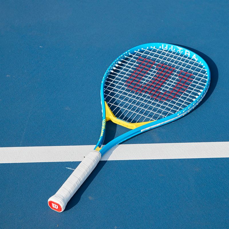 Wilson Ultra Power 21 vaikiška teniso raketė mėlyna WR118910H 13