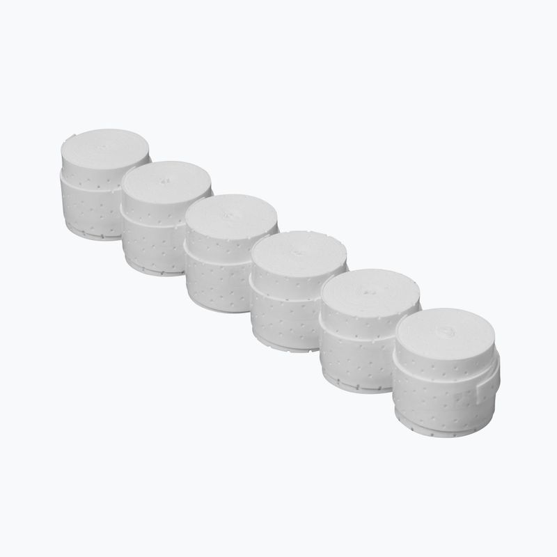 Teniso raketės rankenos juosta Wilson Pro Overgrip 60 Perforated Box 60 vnt. white 2