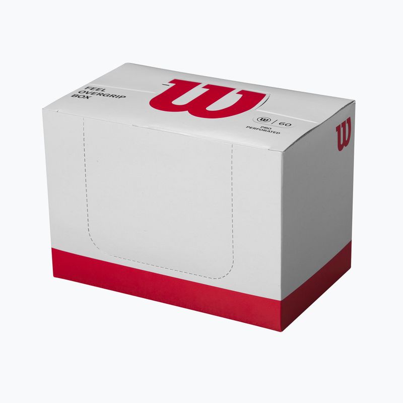 Teniso raketės rankenos juosta Wilson Pro Overgrip 60 Perforated Box 60 vnt. white 3