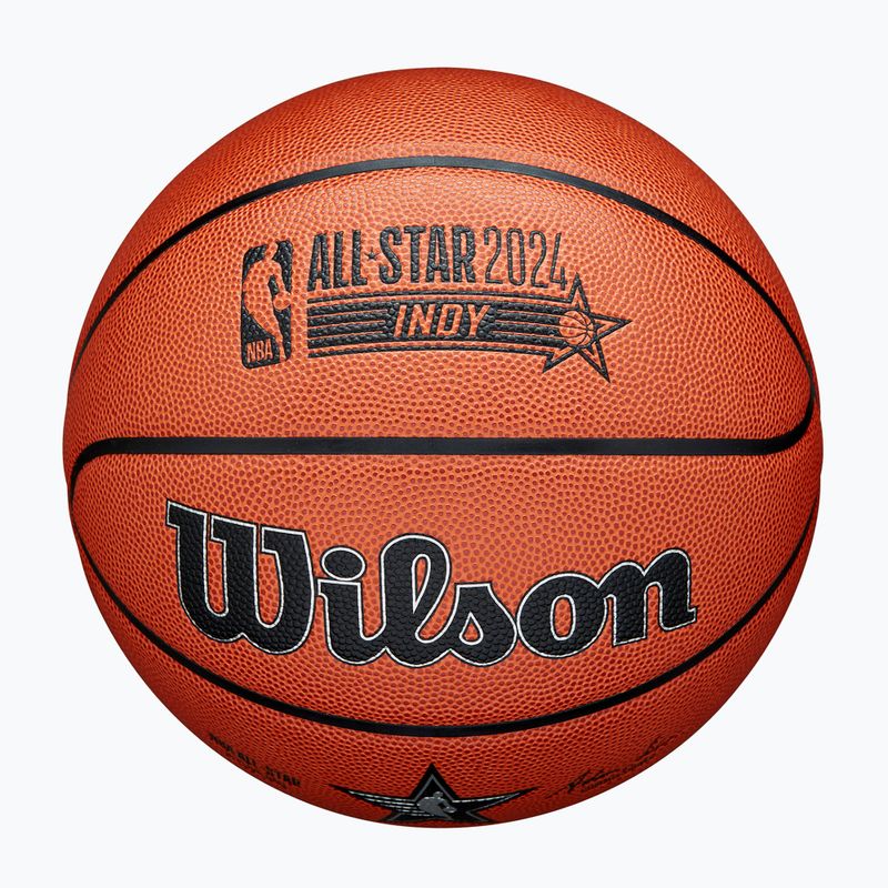 Krepšinio kamuolys Wilson 2024 NBA All Star Replica brown dydis 7 4