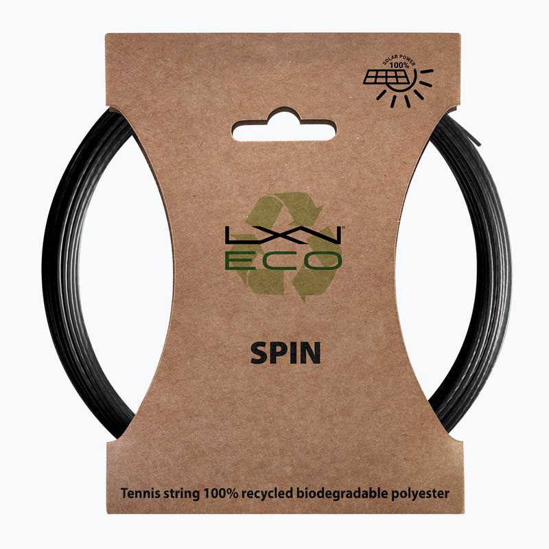 Teniso stygos Luxilon Eco Spin 125 12,2 m black