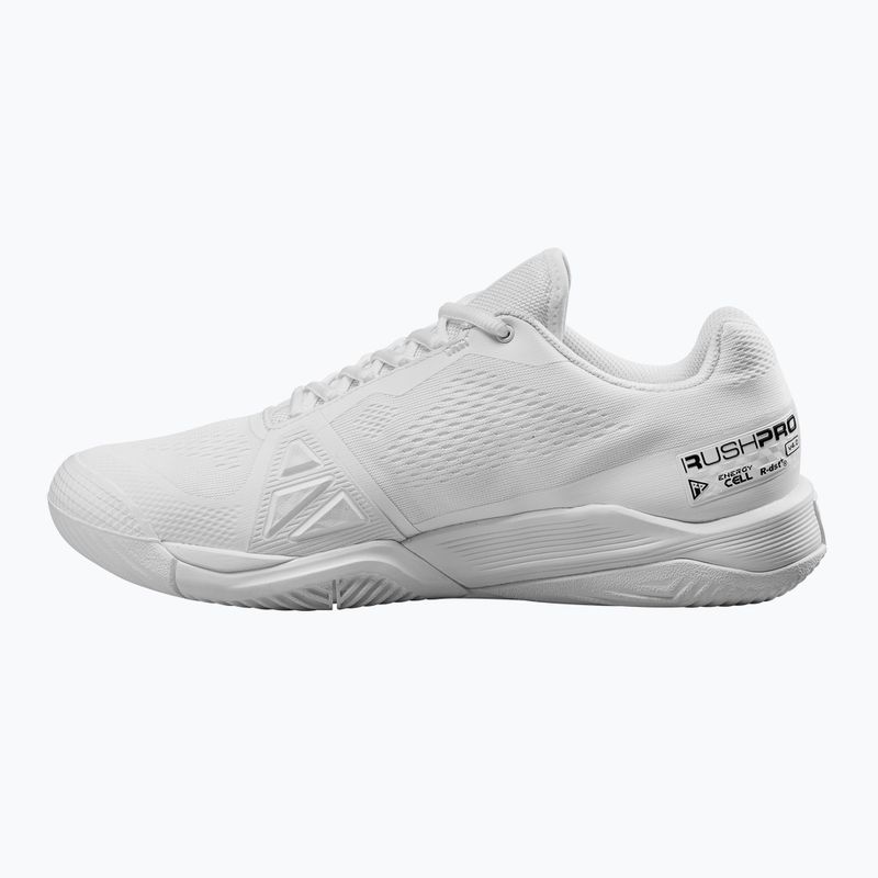 Vyriški teniso bateliai Wilson Rush Pro 4.0 white/white/black 10