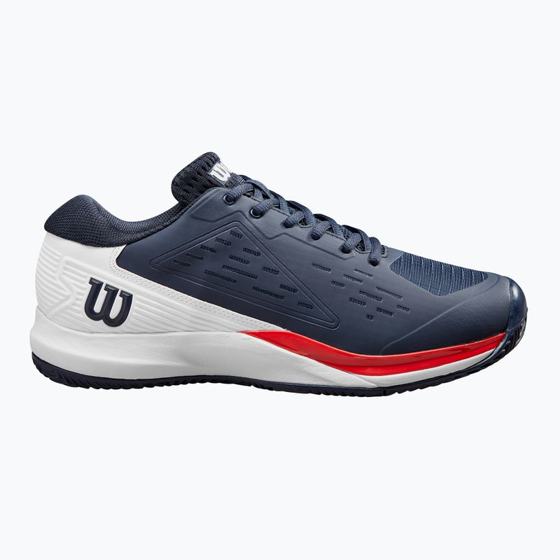 Vyriški teniso bateliai Wilson Rush Pro Ace Clay navy blazer/white/infrared 9