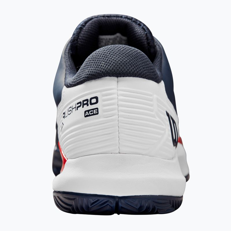 Vyriški teniso bateliai Wilson Rush Pro Ace Clay navy blazer/white/infrared 11