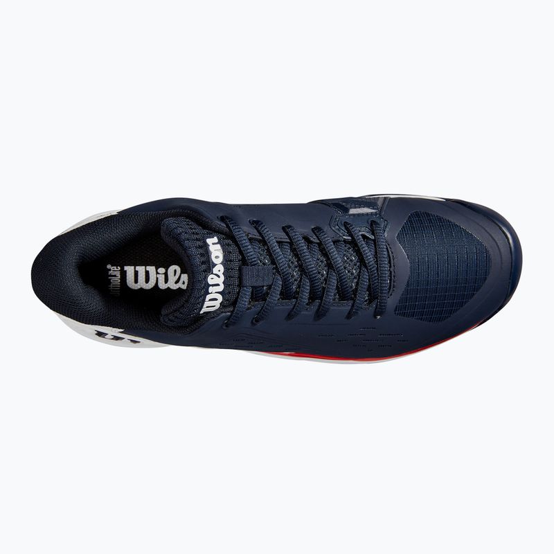 Vyriški teniso bateliai Wilson Rush Pro Ace Clay navy blazer/white/infrared 12