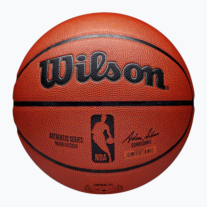 Krepšinio kamuolys Wilson Authentic Indoor Outdoor brown dydis 6 7