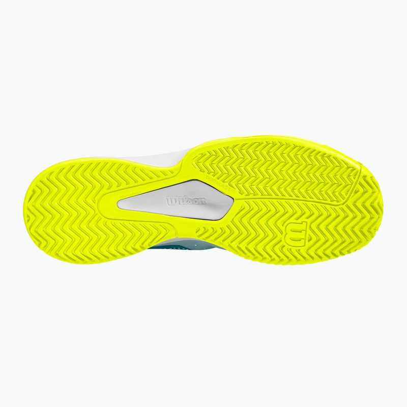 Vyriški teniso batai Wilson Kaos Stroke 2.0 stormy sea/deep teal/safety yellow 10