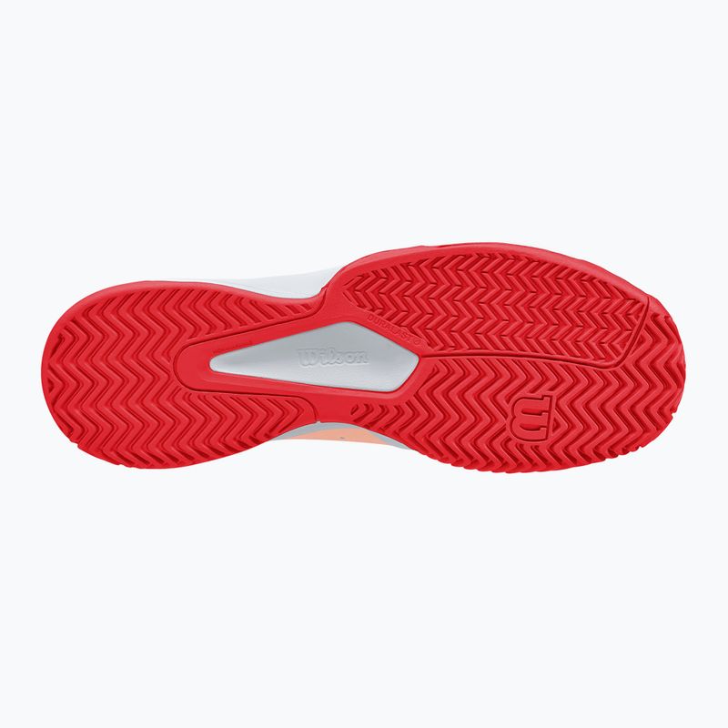 Moteriški teniso bateliai Wilson Kaos Stroke 2.0 white/peach perfait/infrared 10