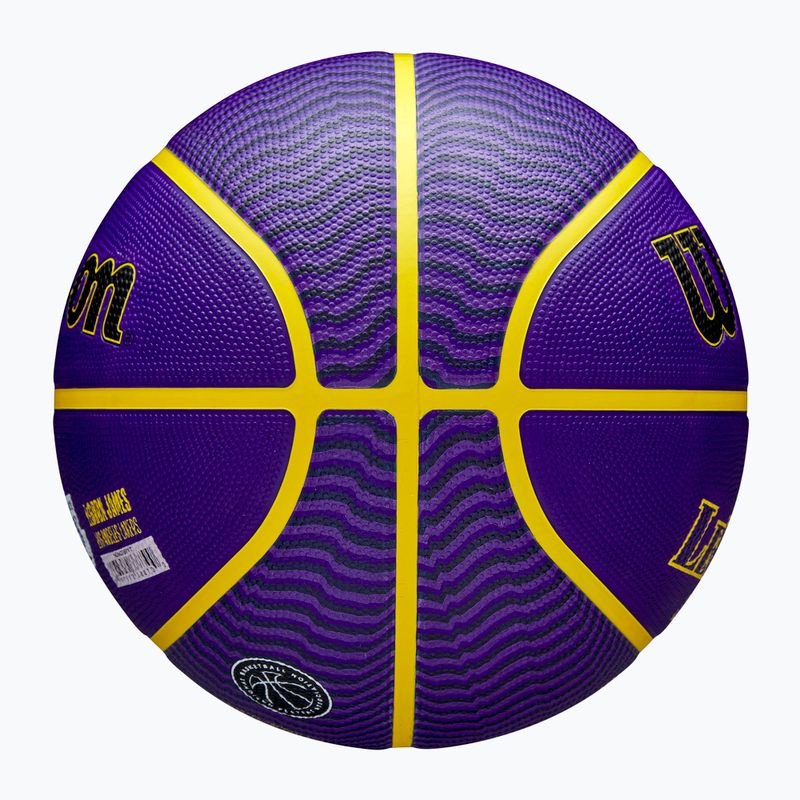 Krepšinio kamuolys Wilson NBA Player Icon Outdoor Lebron blue dydis 7 8