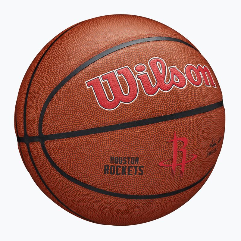 Krepšinio kamuolys Wilson NBA Team Alliance Houston Rockets brown dydis 7 2