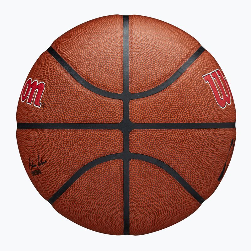 Krepšinio kamuolys Wilson NBA Team Alliance Houston Rockets brown dydis 7 4