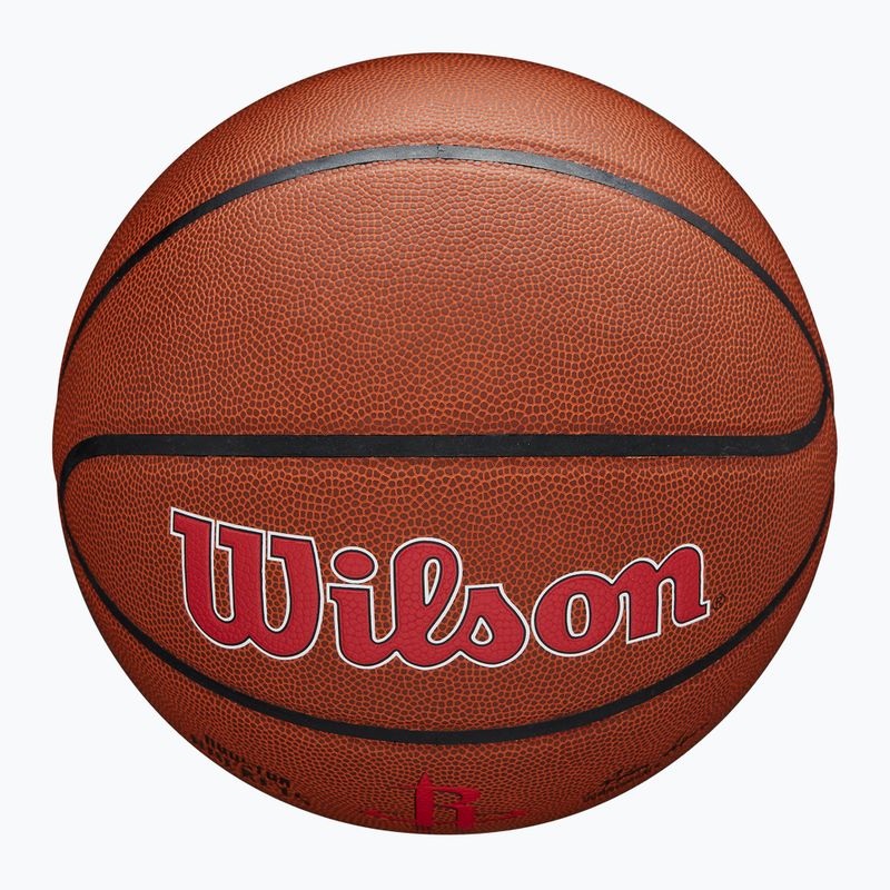 Krepšinio kamuolys Wilson NBA Team Alliance Houston Rockets brown dydis 7 5