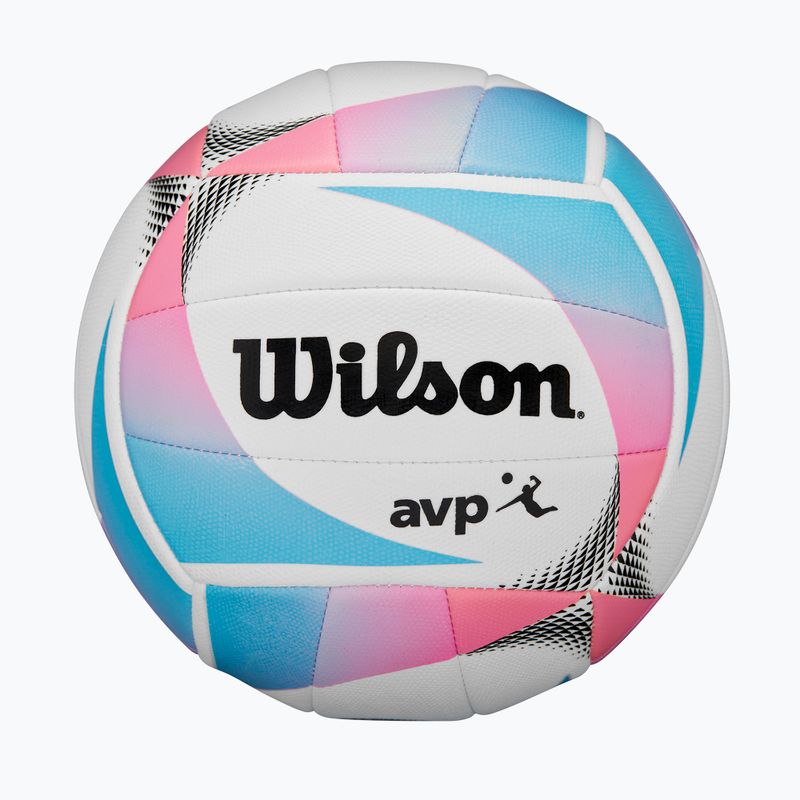 Tinklinio kamuolys Wilson AVP Replica Kaleidoscope white/multicolor dydis 5