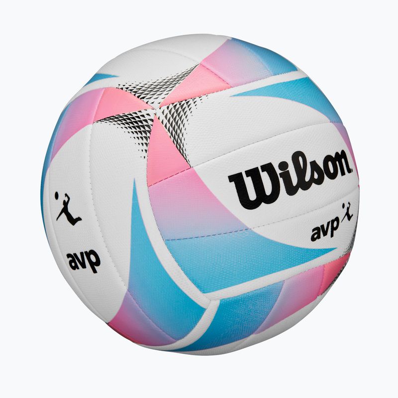 Tinklinio kamuolys Wilson AVP Replica Kaleidoscope white/multicolor dydis 5 2