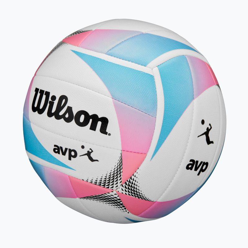 Tinklinio kamuolys Wilson AVP Replica Kaleidoscope white/multicolor dydis 5 3