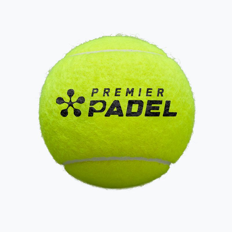 Padelio kamuoliai Wilson Premier Padel Speed 3B 3 vnt. yellow 3