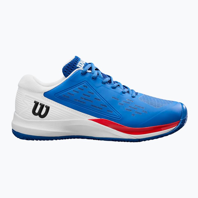 Vyriški teniso batai Wilson Rush Pro Ace Clay deja vu blue/ white/ infrared 9