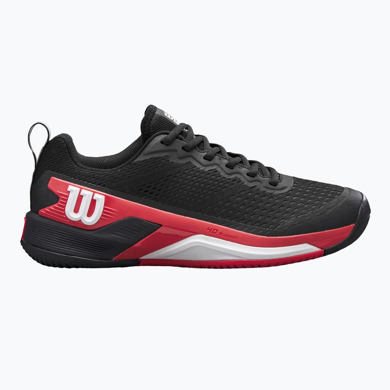 Vyriški teniso batai Wilson Rush Pro 4.5 black/ infrared/ white 9