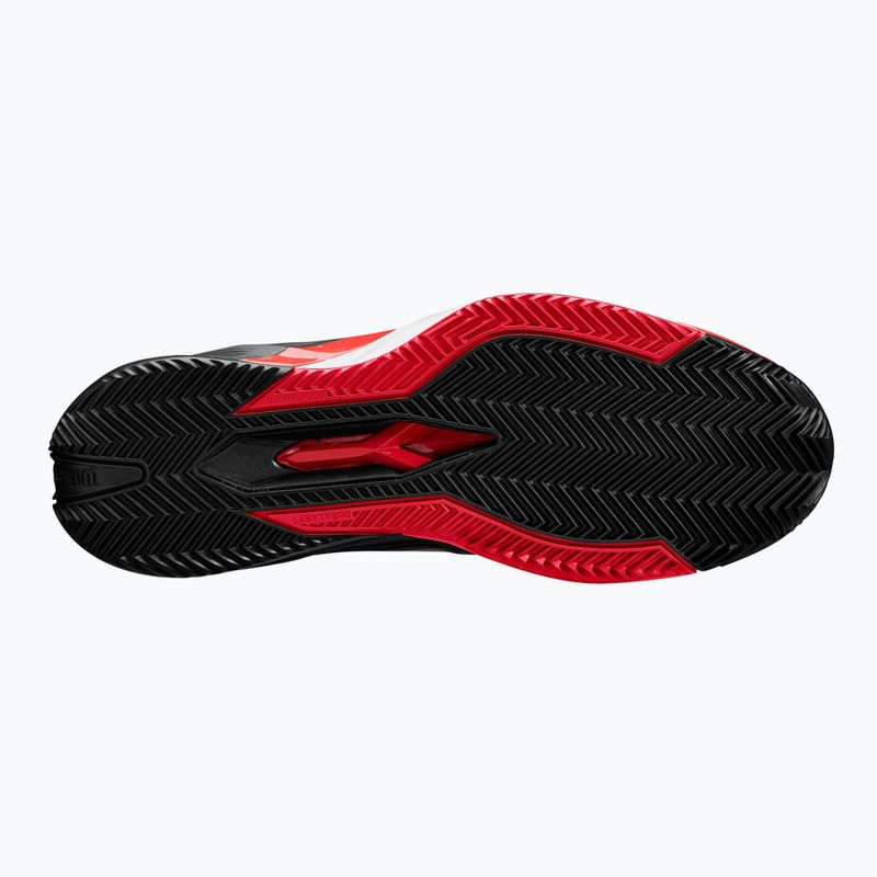 Vyriški teniso batai Wilson Rush Pro 4.5 Clay black/ infrared/ white 5