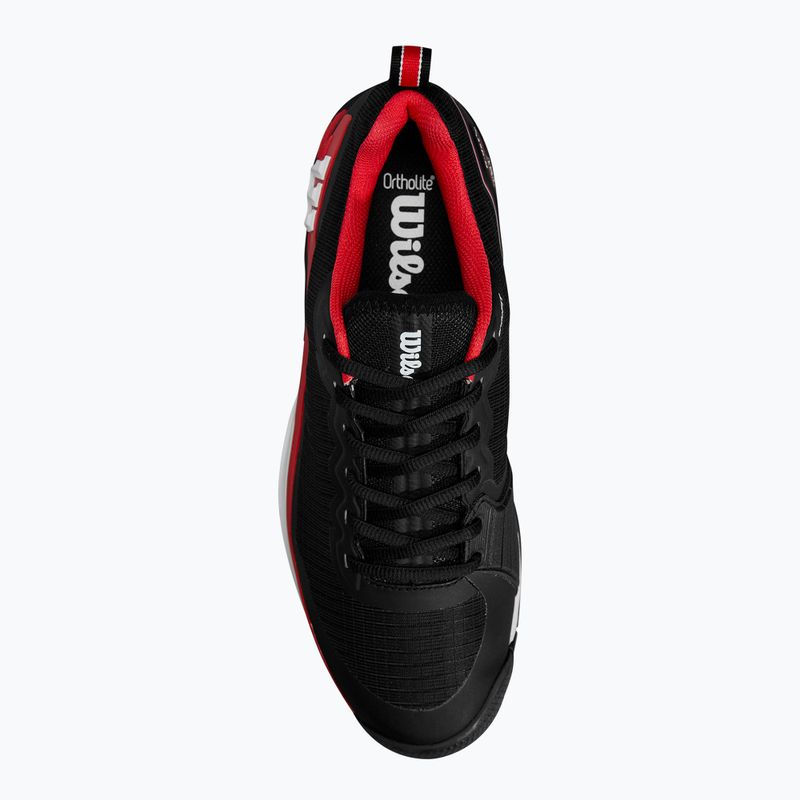 Vyriški teniso batai Wilson Rush Pro 4.5 Clay black/ infrared/ white 6