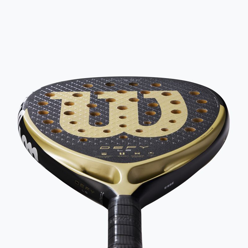 Padelio raketė Wilson Defy LS black/ gold 4