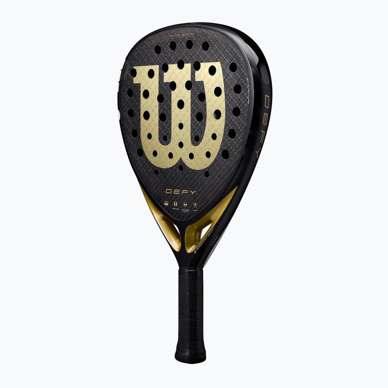 Padelio raketė Wilson Defy V1 black/ gold 3