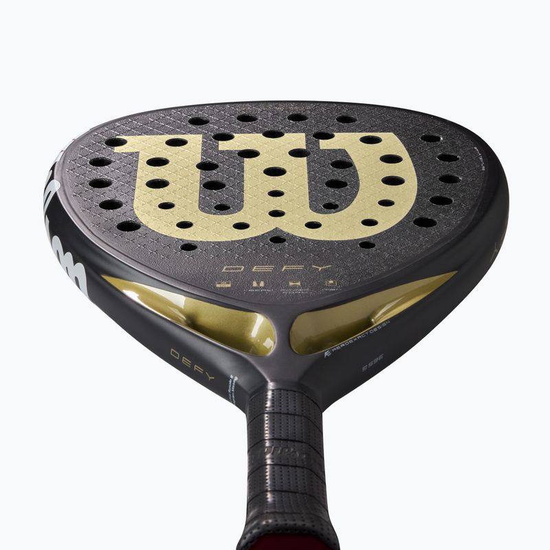 Padelio raketė Wilson Defy V1 black/ gold 4