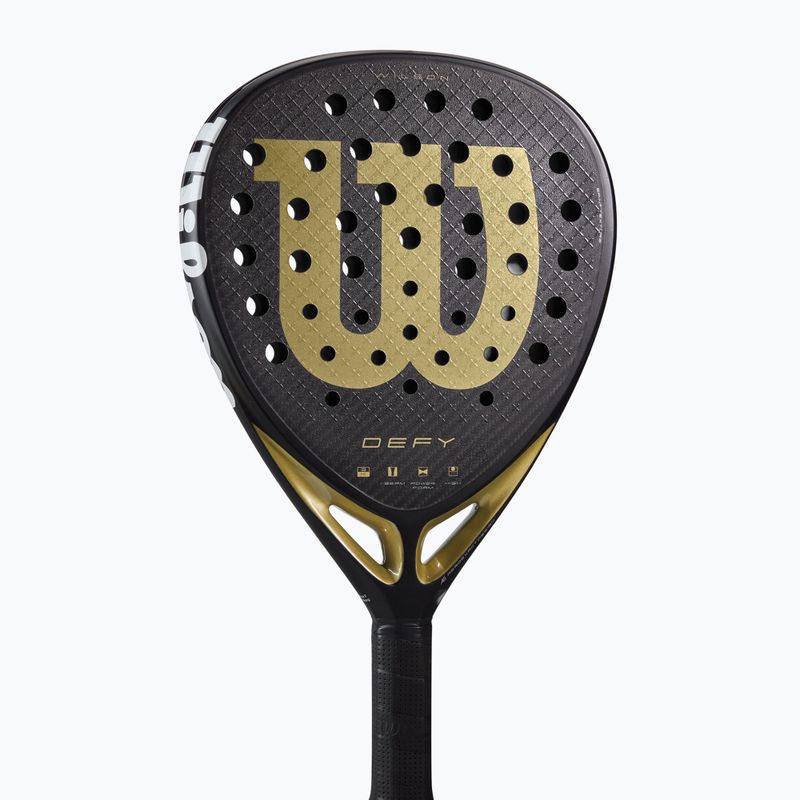 Padelio raketė Wilson Defy V1 black/ gold 6