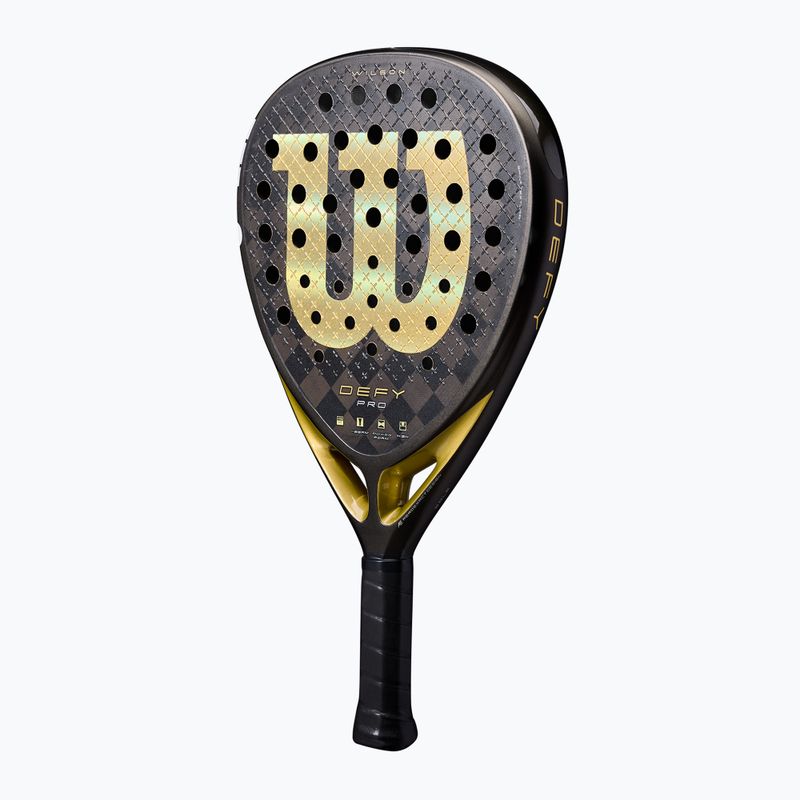 Padelio raketė Wilson Defy Pro V1 black/ gold 3