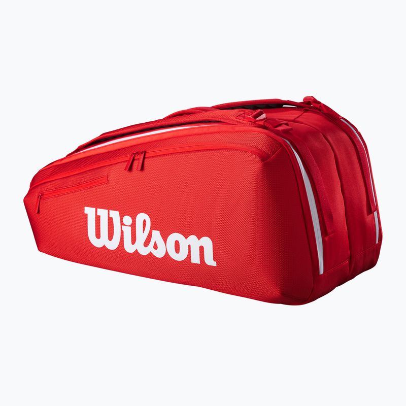Teniso krepšys Wilson Super Tour Red 9PK red 2