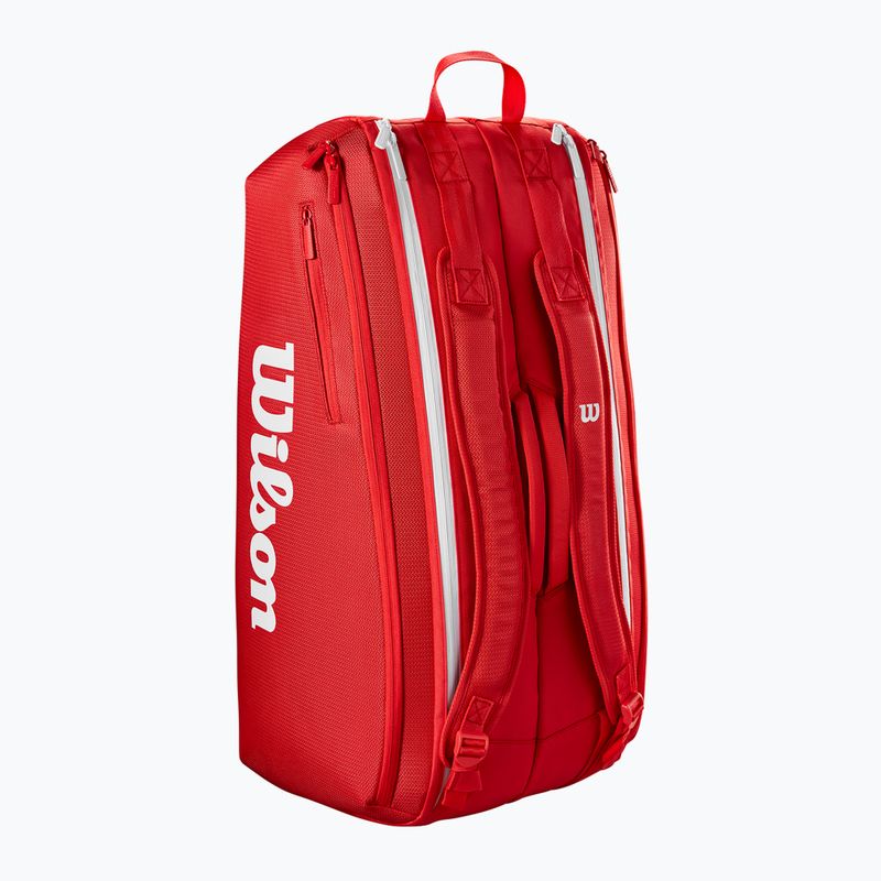 Teniso krepšys Wilson Super Tour Red 9PK red 3