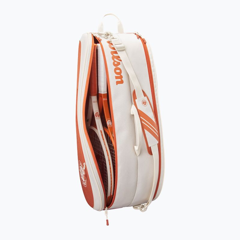 Teniso krepšys Wilson Roland Garros Team 6PK 2005 cream/ clay 6