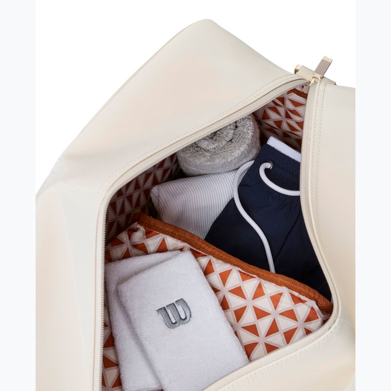 Teniso krepšys Wilson Roland Garros Small Duffel 2025 cream/ clay 5