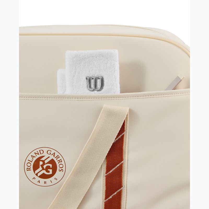 Teniso krepšys Wilson Roland Garros Small Duffel 2025 cream/ clay 6