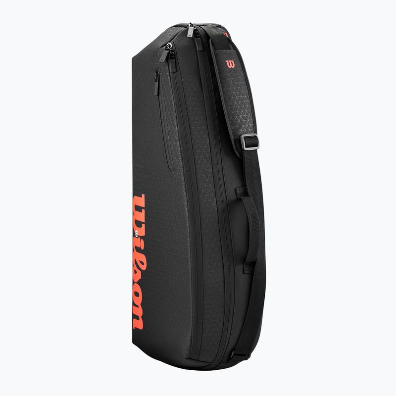 Teniso krepšys Wilson Clash V3 Super Tour 3PK black/ infrared 3